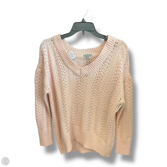 Sweater By Clothes Mentor In Pink, Size: L