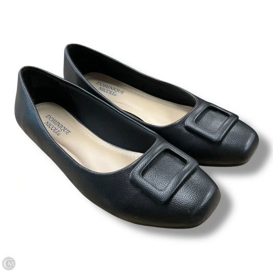 Shoes Flats By Clothes Mentor In Black, Size: 8.5