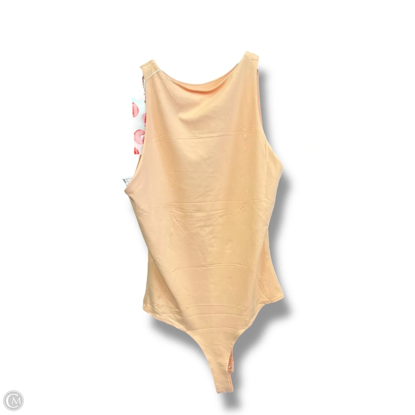 Bodysuit By Clothes Mentor In Peach, Size: M