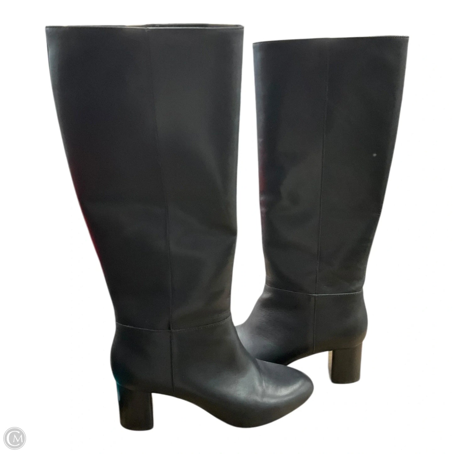 Boots Over-the-knee Flats By Talbots In Black, Size: 7