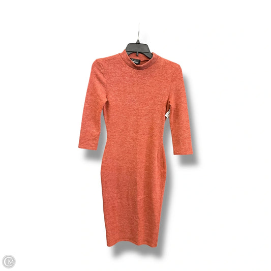Dress Sweater By Lulus In Orange, Size: Xs