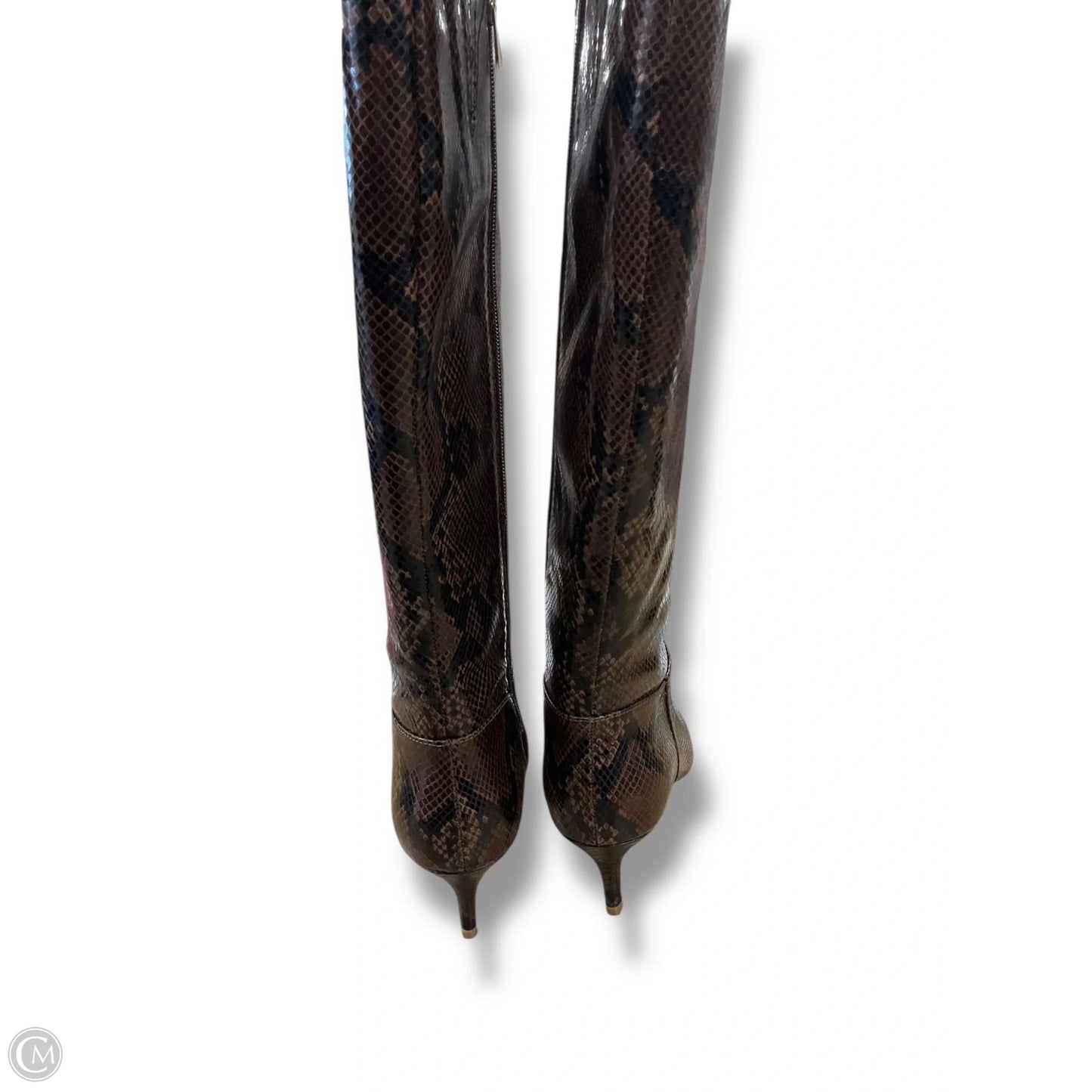 Boots Mid-calf Heels By Jessica Simpson In Animal Print, Size: 8