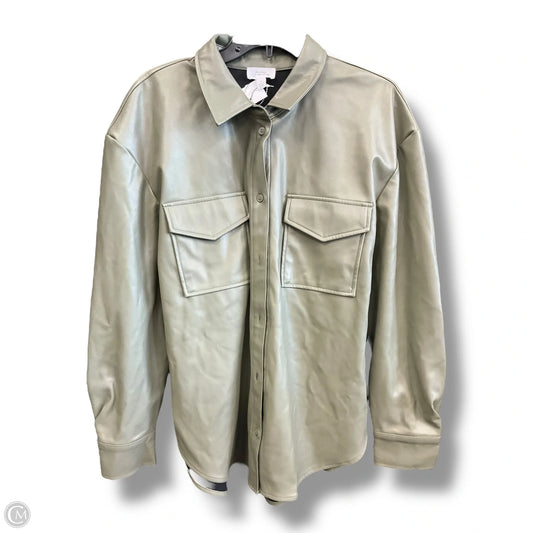Jacket Moto By The Drop In Green, Size: Xl