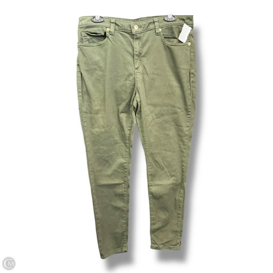 Jeans Designer By Michael Kors In Green, Size: 14