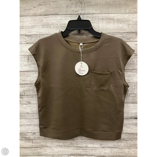 Top Sleeveless By Clothes Mentor In Green, Size: M