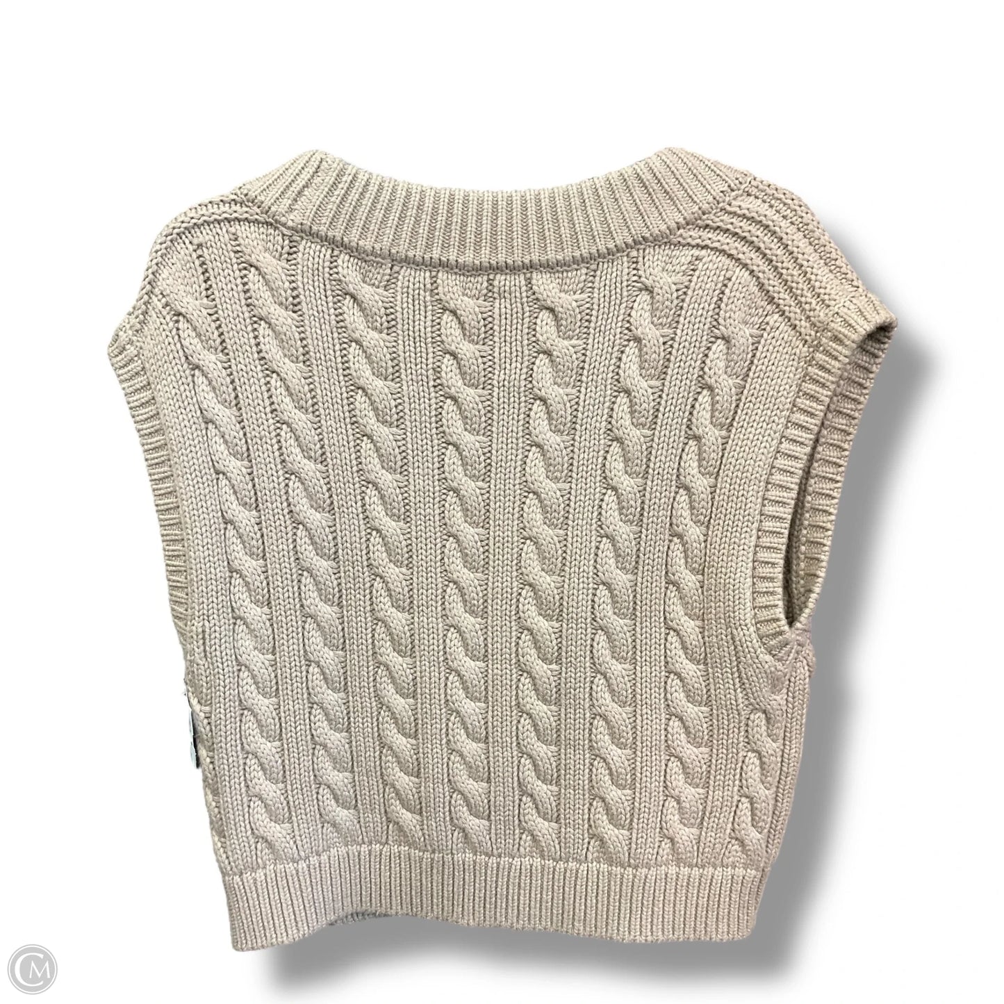 Vest Sweater By Abercrombie And Fitch In Brown, Size: S