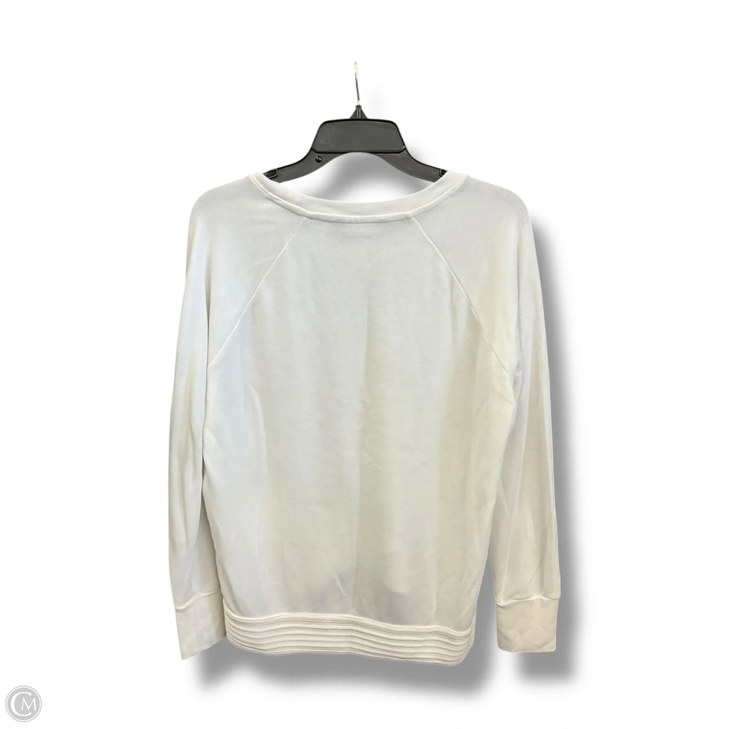 Athletic Top Long Sleeve Crewneck By Athleta In Cream, Size: M