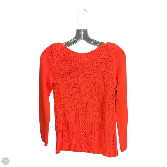 Sweater By Talbots In Orange, Size: S