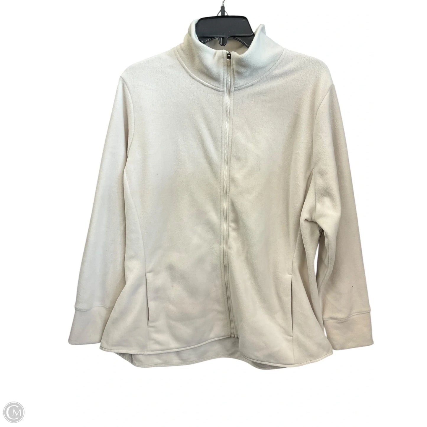Jacket Fleece By Old Navy In Cream, Size: 2