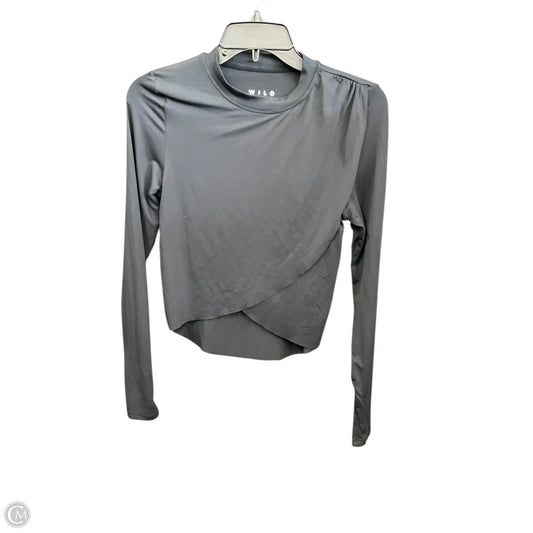 Top Long Sleeve Basic By Wilo In Black, Size: S