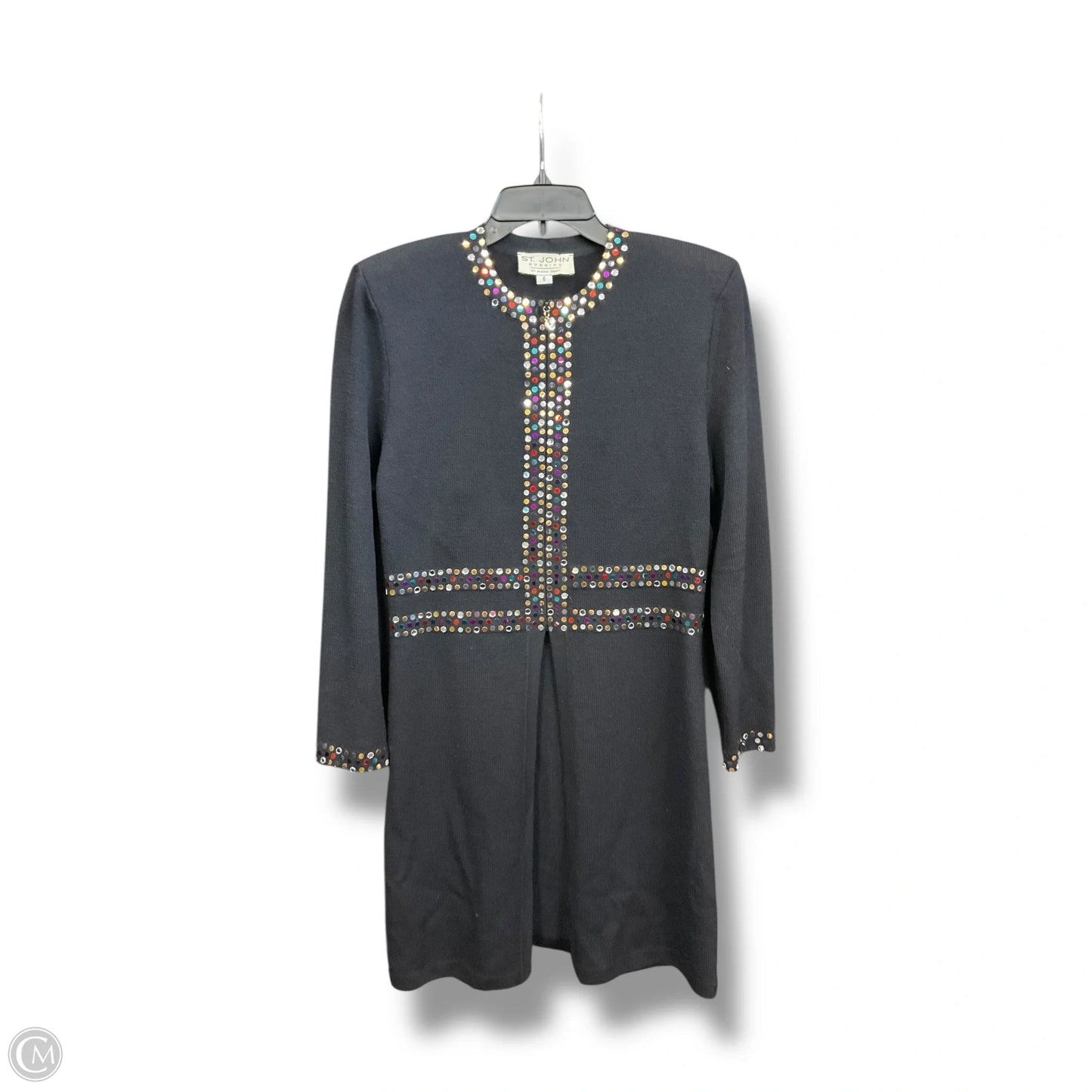 Jacket Other By St. John In Black, Size: S