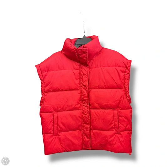 Vest Puffer & Quilted By Clothes Mentor In Red, Size: Xl