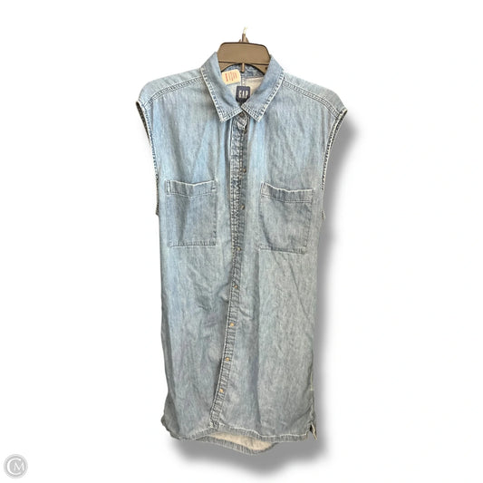 Vest Other By Gap In Blue Denim, Size: L