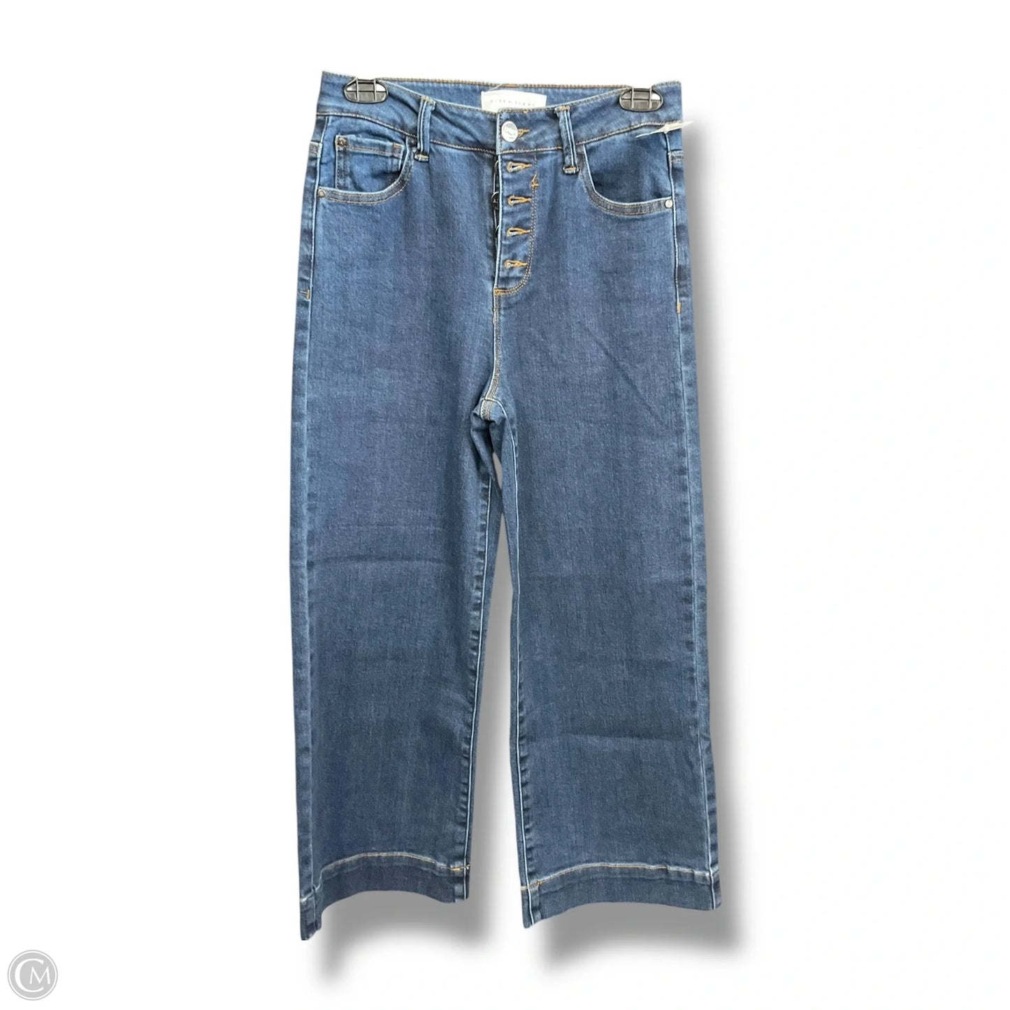 Jeans Wide Leg By Risen In Blue Denim, Size: 2