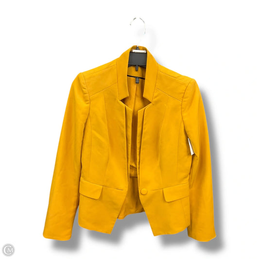 Blazer By White House Black Market In Yellow, Size: Xs