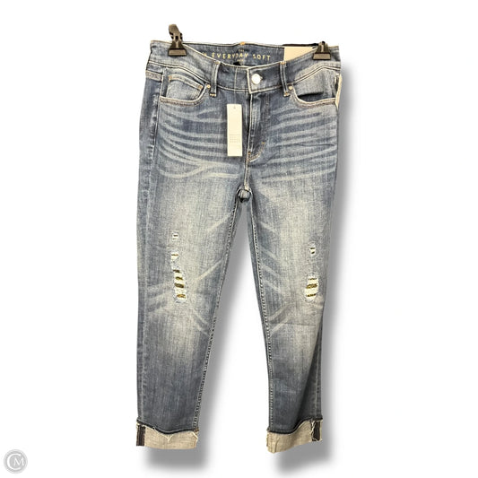 Jeans Cropped By Clothes Mentor In Blue Denim, Size: 4