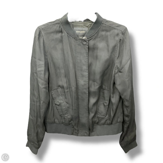 Jacket Moto By Banana Republic In Black, Size: M