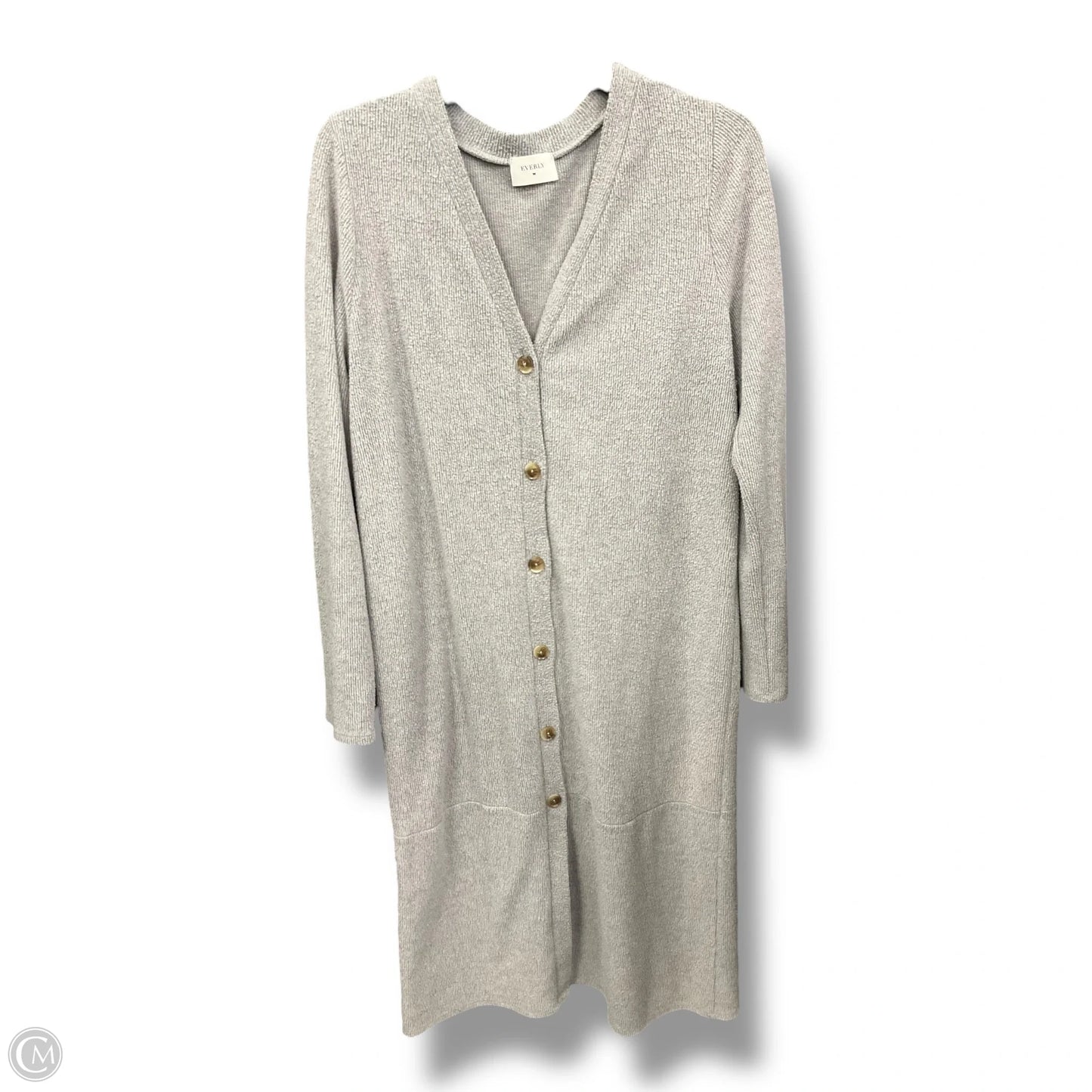 Dress Sweater By Everly In Grey, Size: L
