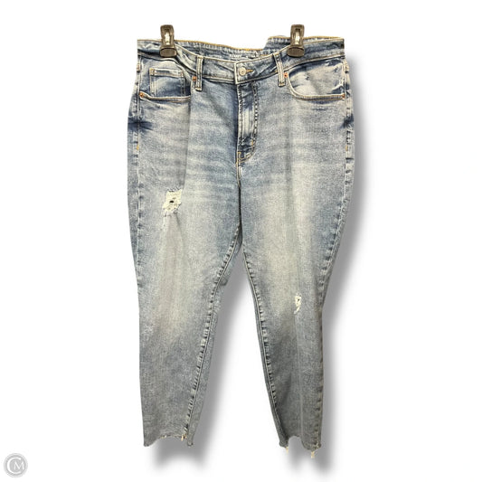 Jeans Skinny By Old Navy In Blue Denim, Size: 16