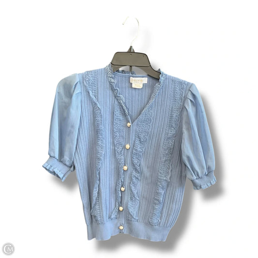 Top Short Sleeve By Code Blue In Blue, Size: M