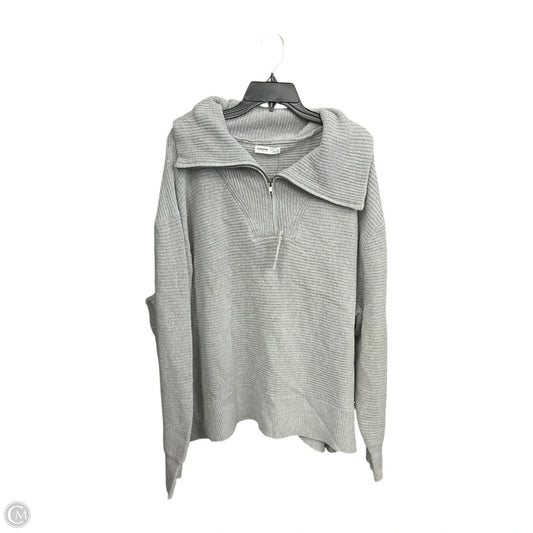 Sweater By Sonoma In Grey, Size: 3x