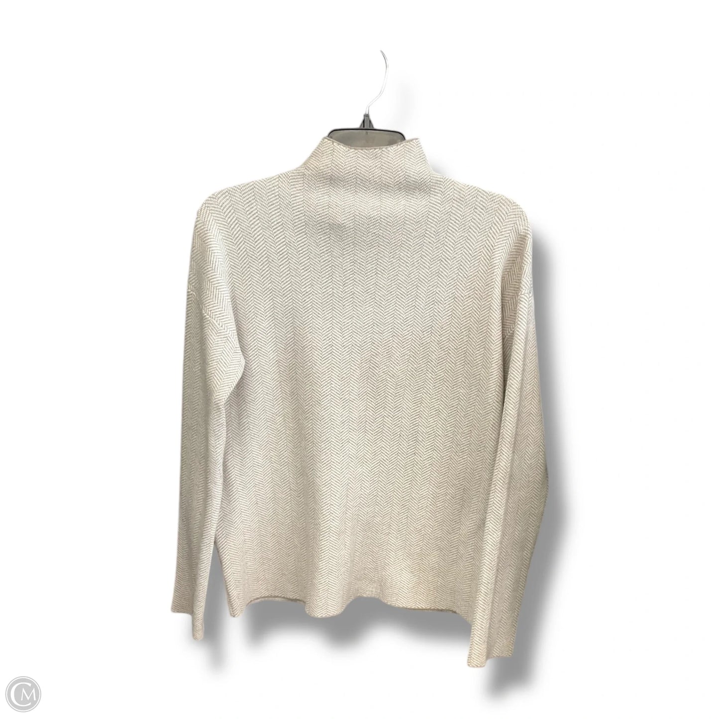 Top Long Sleeve By Christian Siriano In Tan, Size: Xs