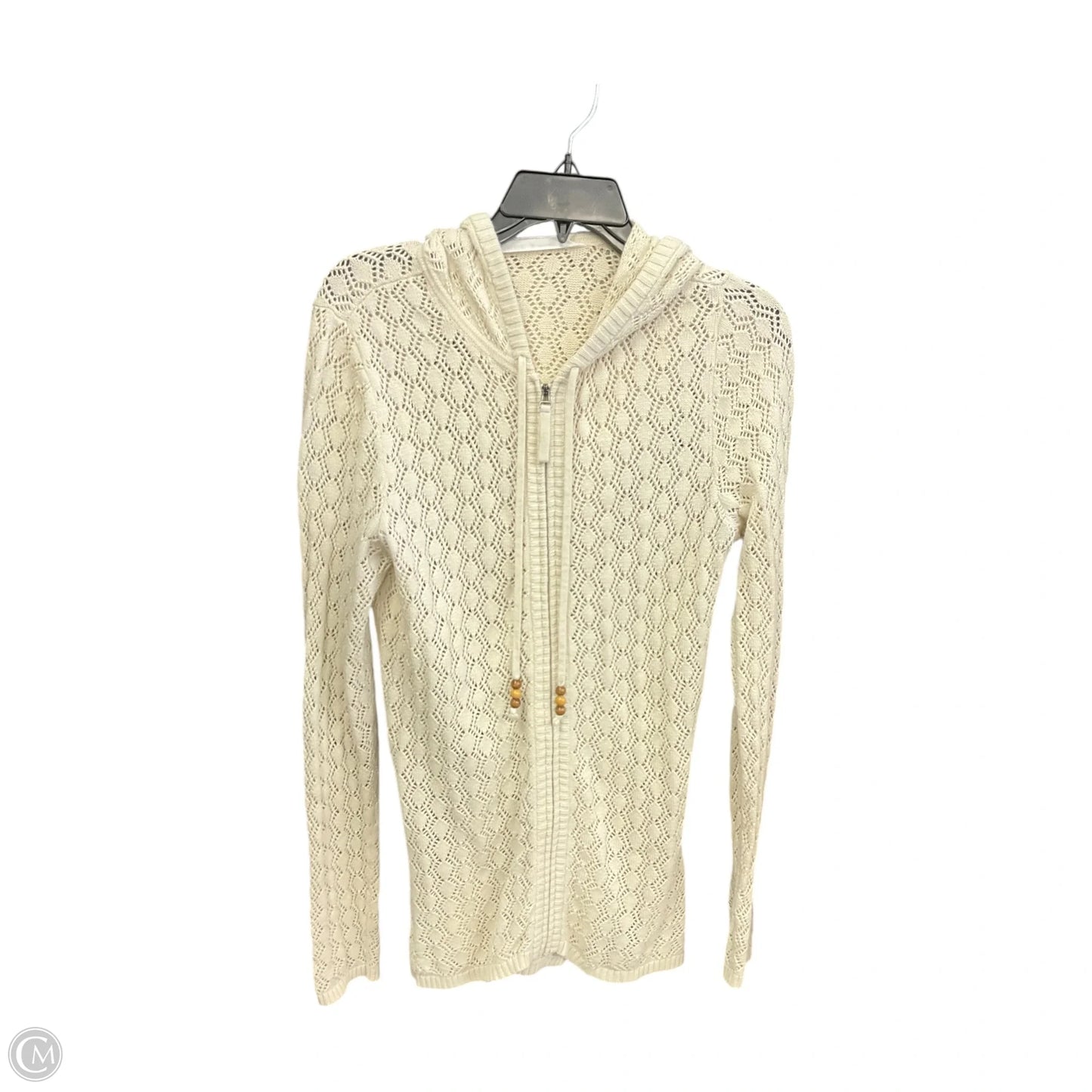 Jacket Shirt By Athleta In Cream, Size: M