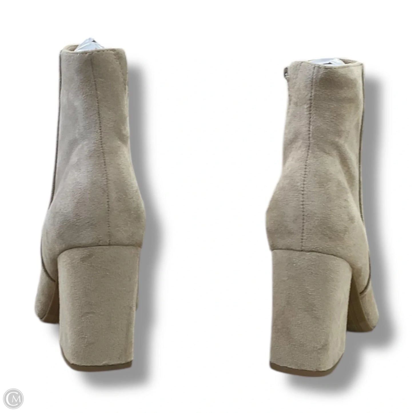 Boots Ankle Heels By A New Day In Tan, Size: 10