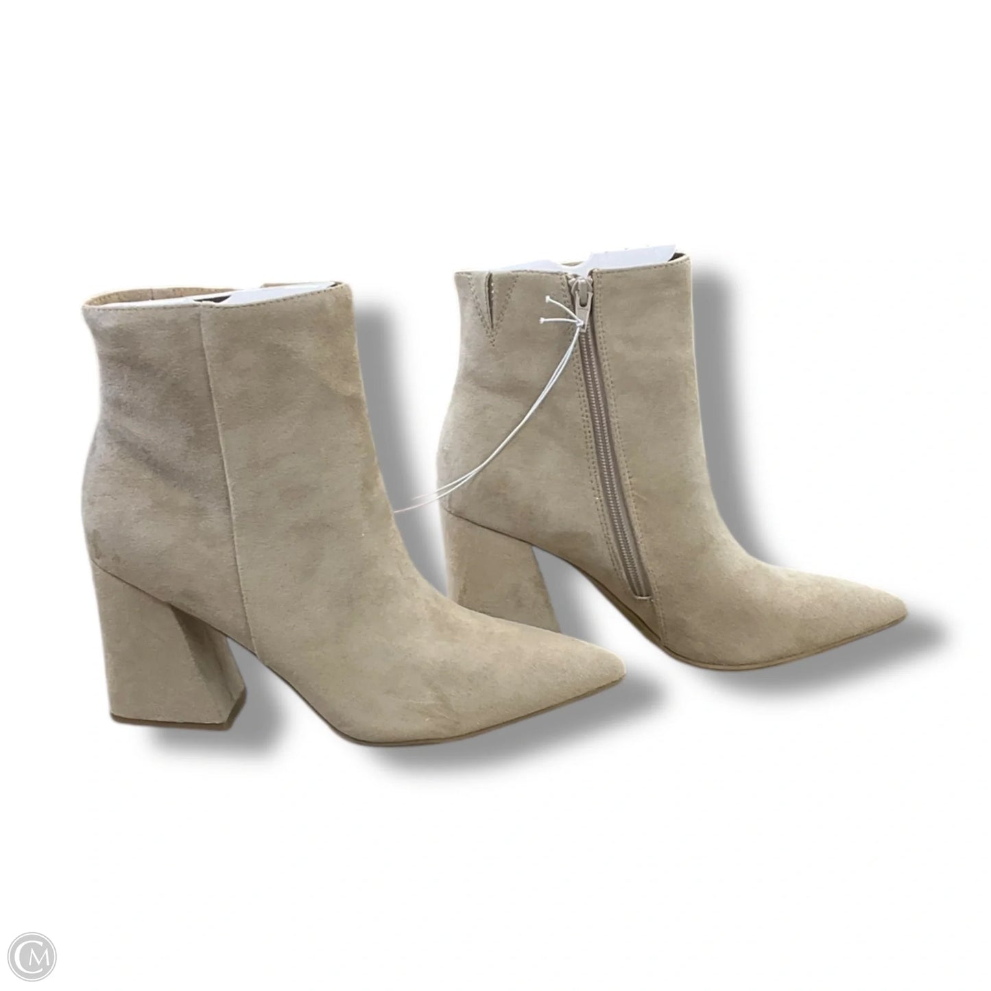 Boots Ankle Heels By A New Day In Tan, Size: 10