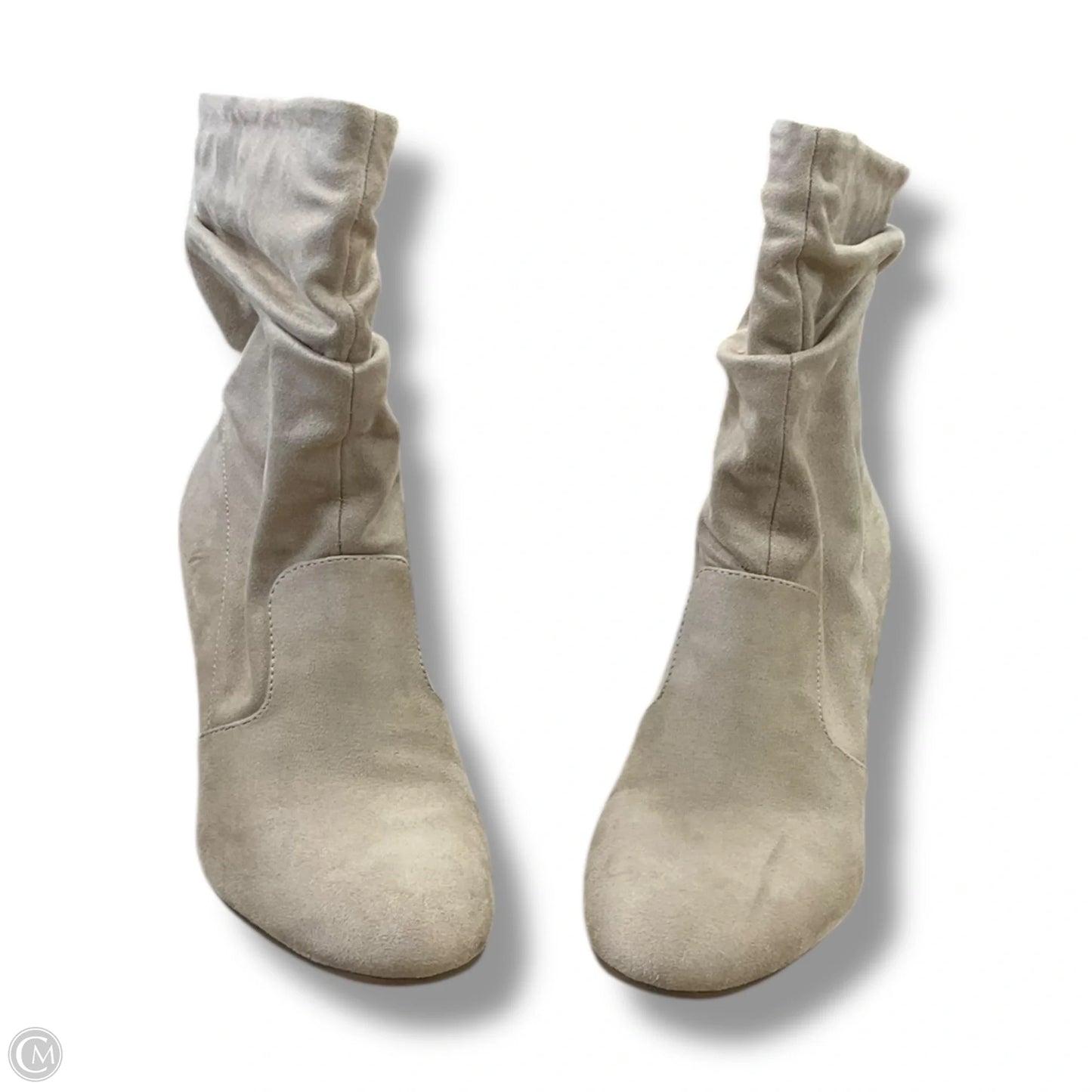 Boots Ankle Heels By Kelly And Katie In Tan, Size: 8.5