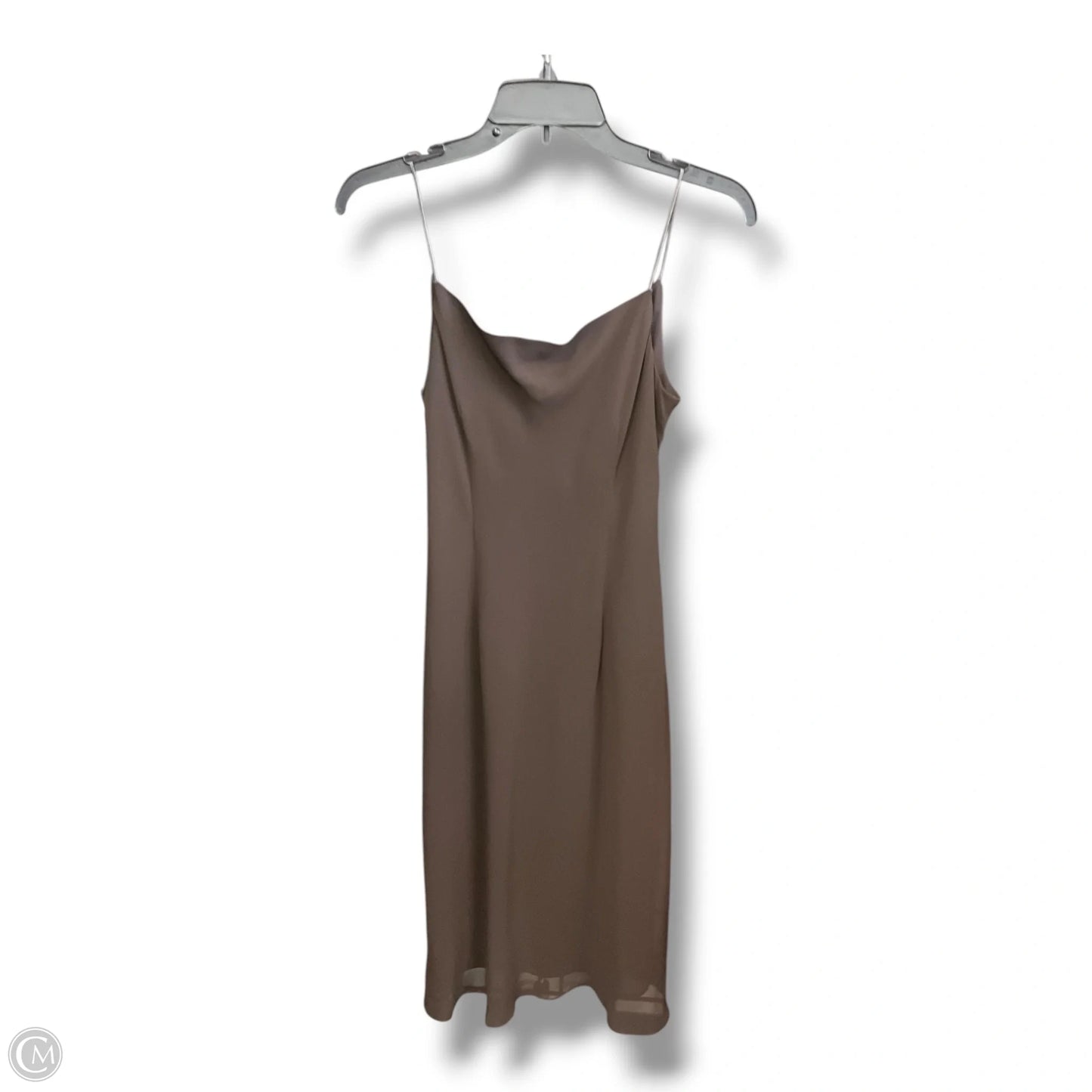 Dress Casual Midi By Sandra Darren In Brown, Size: S