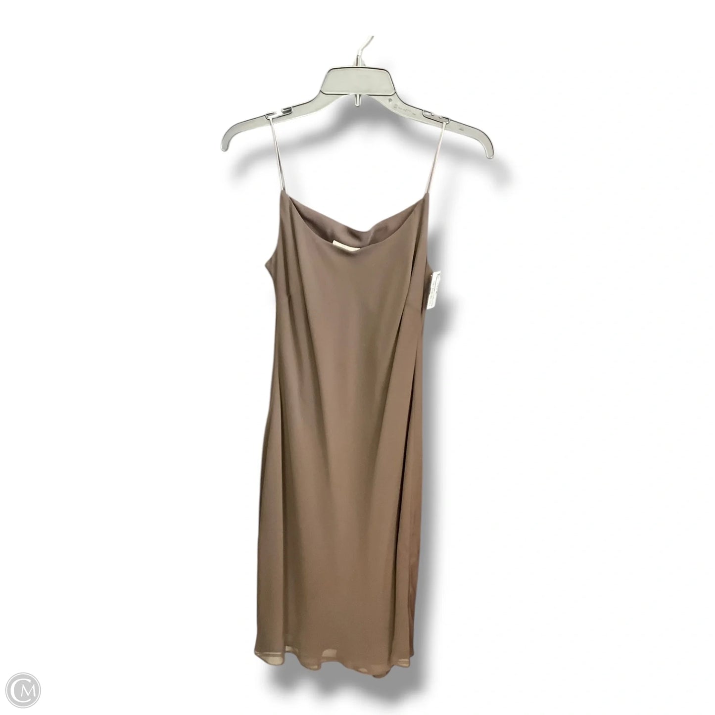 Dress Casual Midi By Sandra Darren In Brown, Size: S