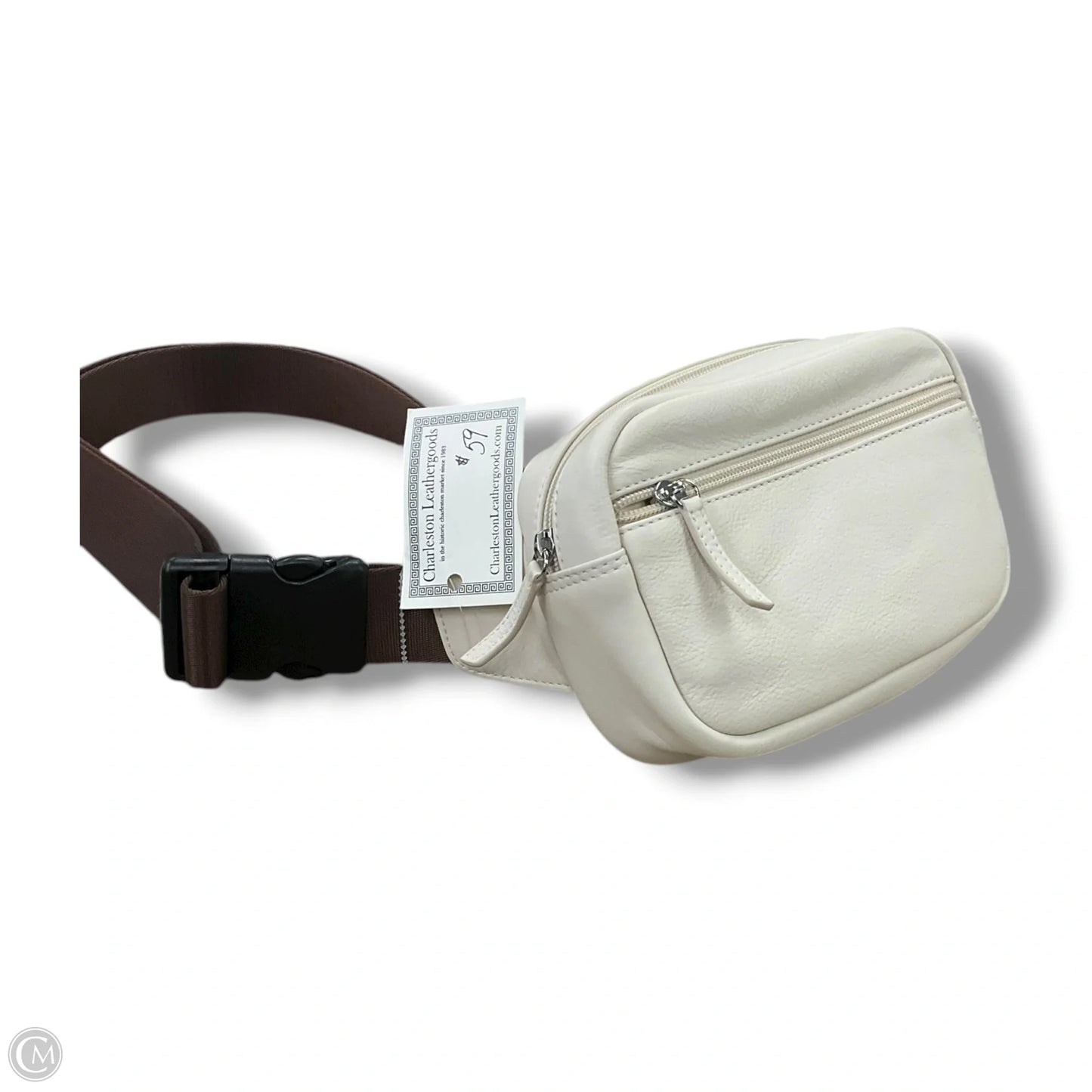 Belt Bag Leather By Clothes Mentor, Size: Medium