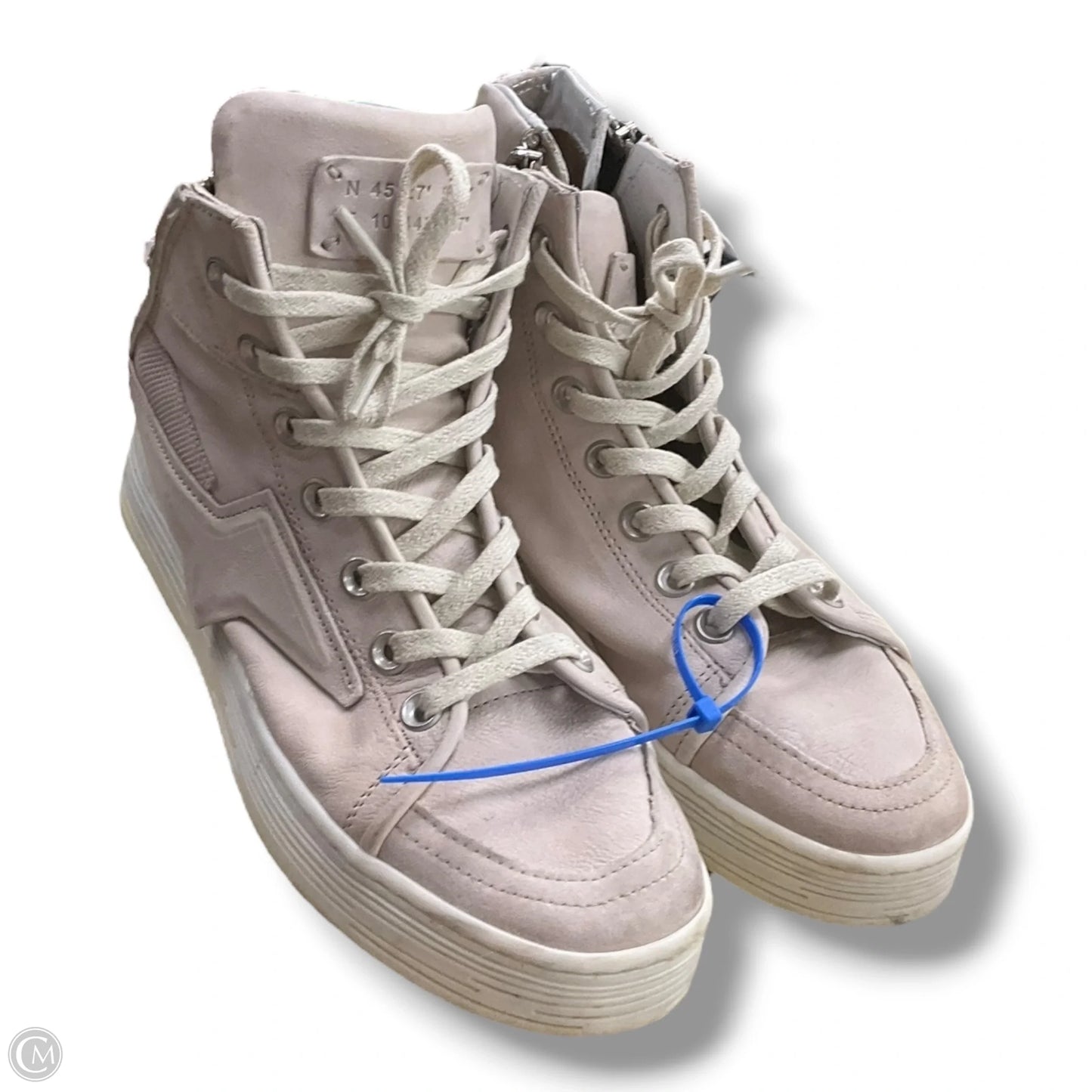 Shoes Luxury Designer By Golden Goose In Beige, Size: 8.5