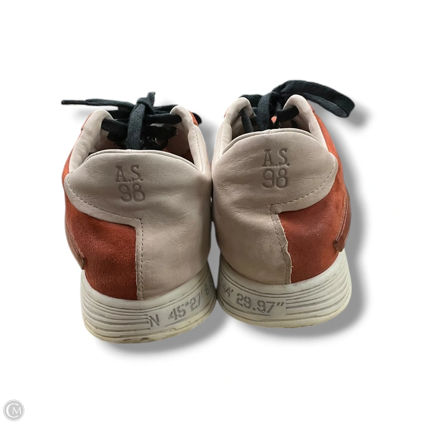 Shoes Luxury Designer By Golden Goose In Orange, Size: 8.5