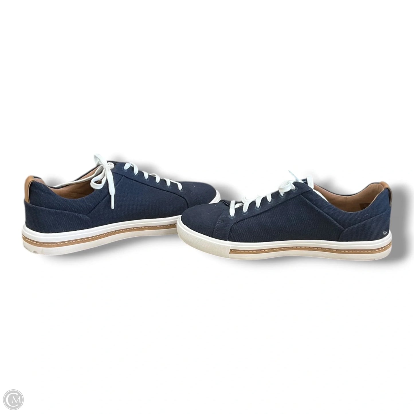 Shoes Flats By Clarks In Navy, Size: 8.5