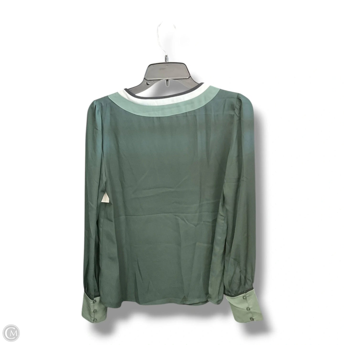 Top Long Sleeve By Express In Green, Size: Sp