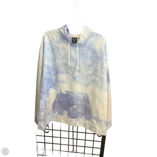 Athletic Sweatshirt Hoodie By Nike Apparel In Blue, Size: 2x