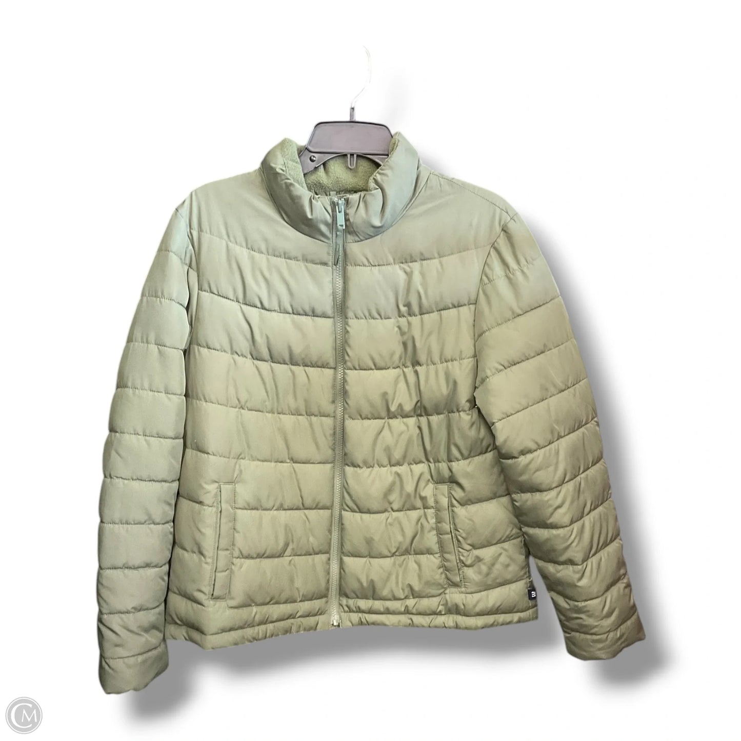 Coat Puffer & Quilted By Gap In Green, Size: L