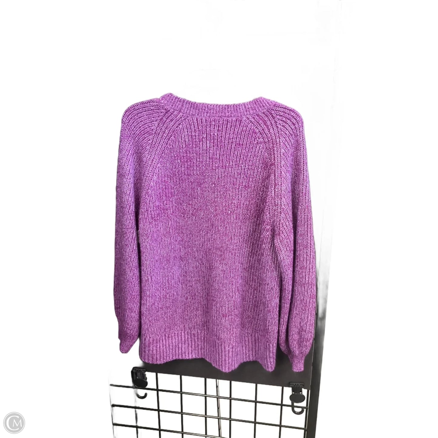 Sweater By Terra & Sky In Purple, Size: Xxl