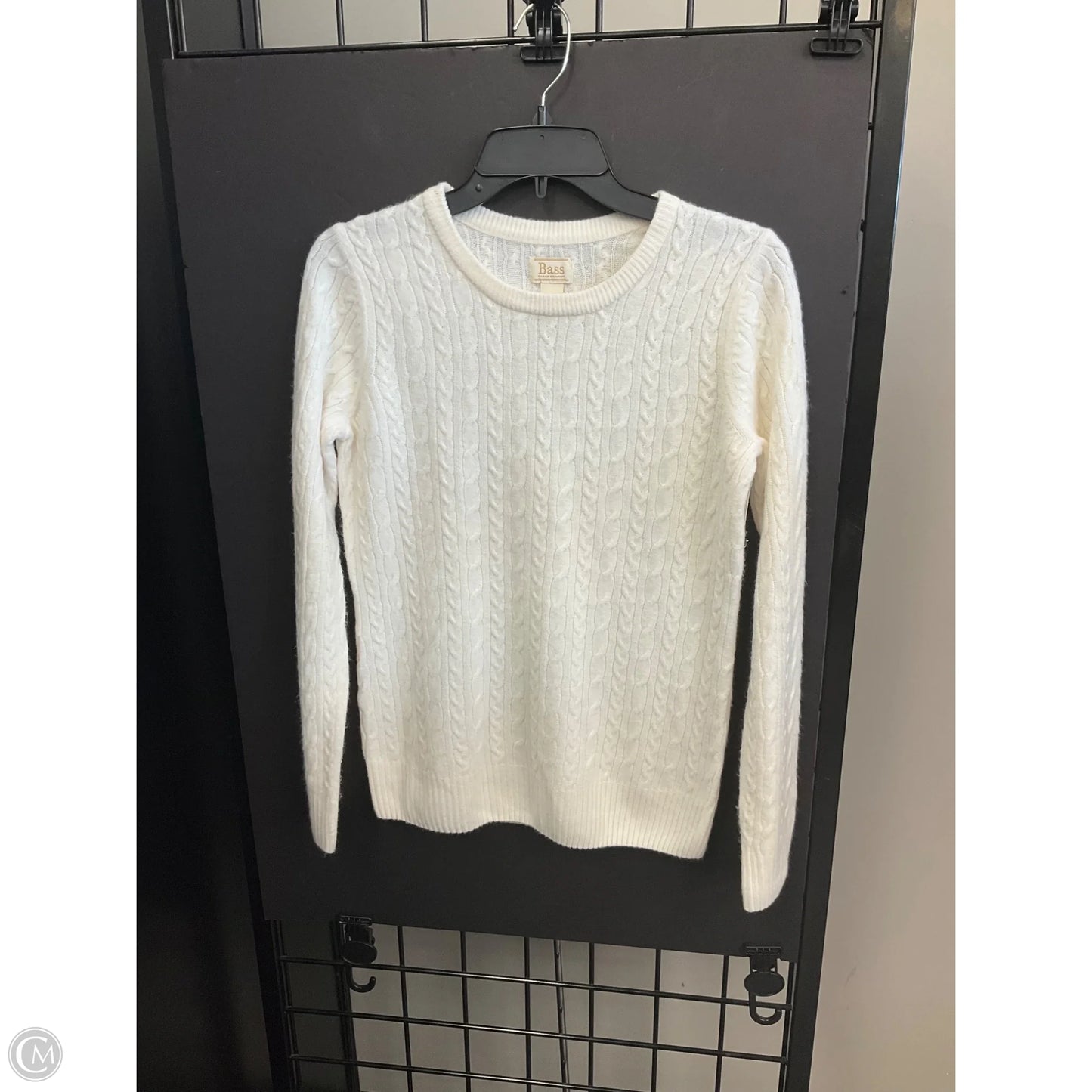 Sweater By Bass In Cream, Size: S