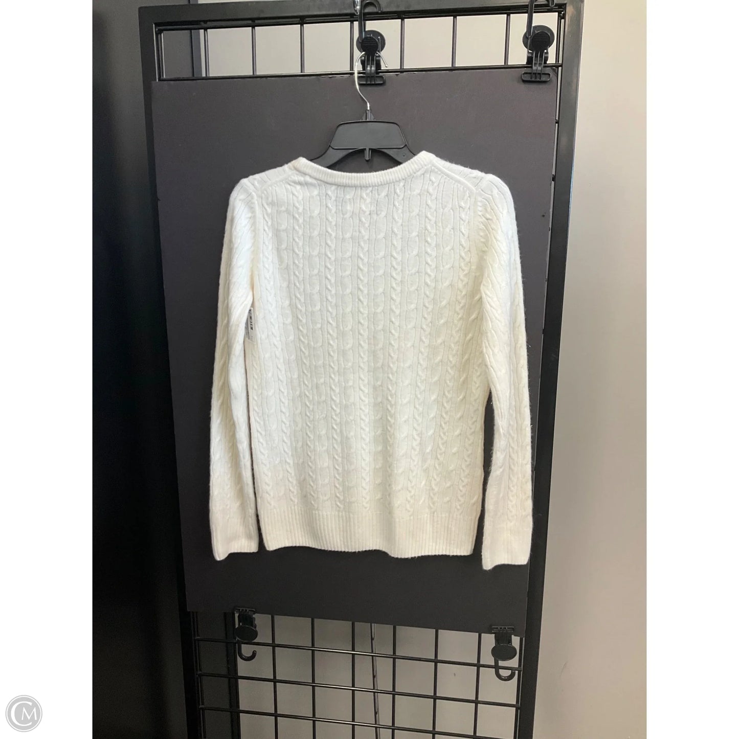 Sweater By Bass In Cream, Size: S