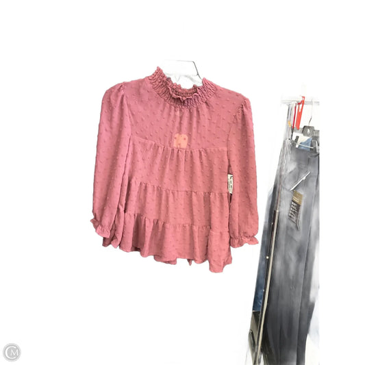 Top Long Sleeve By Monteau In Purple, Size: S