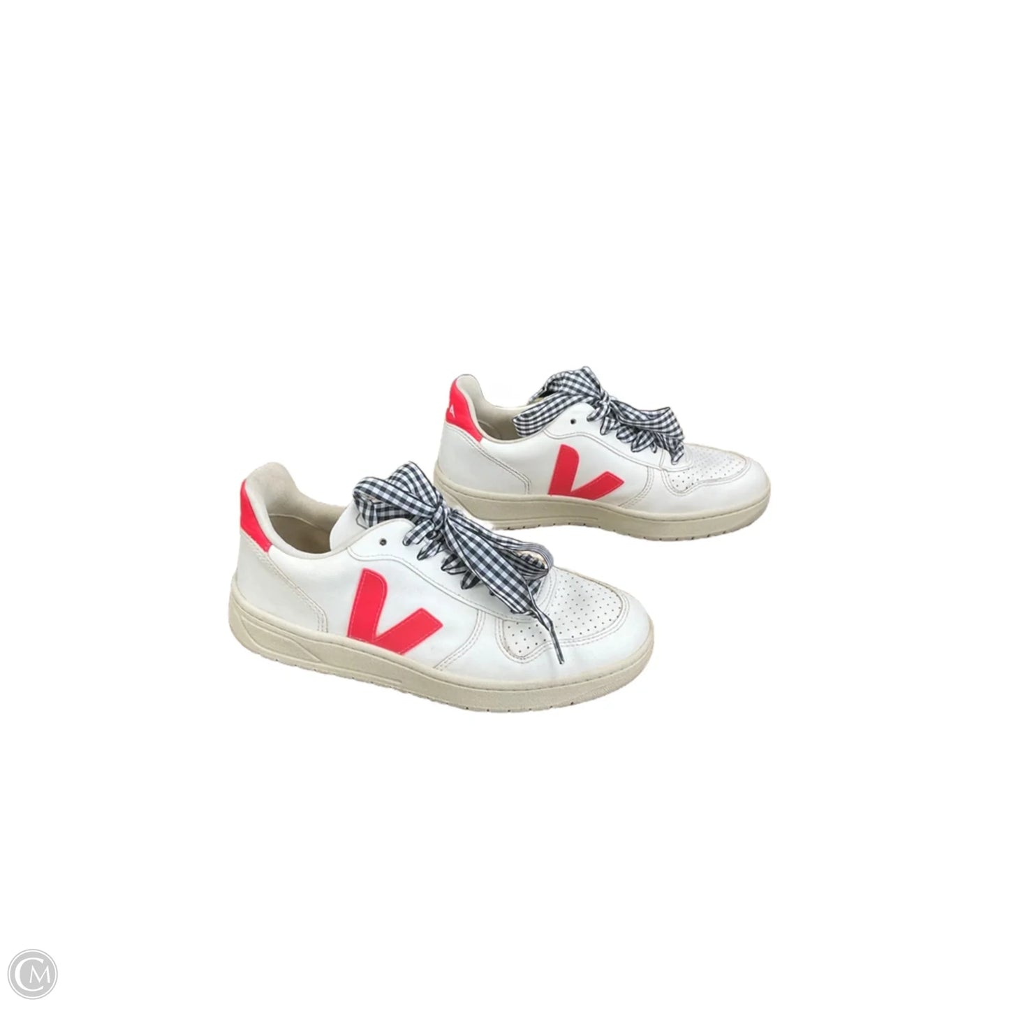 Shoes Flats By Veja In Pink & White, Size: 6