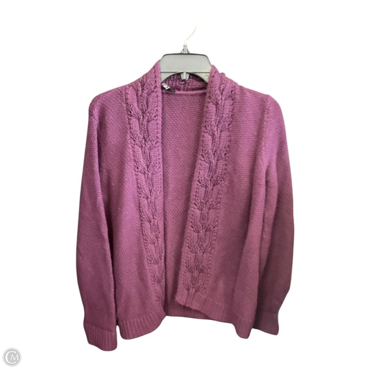Cardigan By Talbots In Purple, Size: M