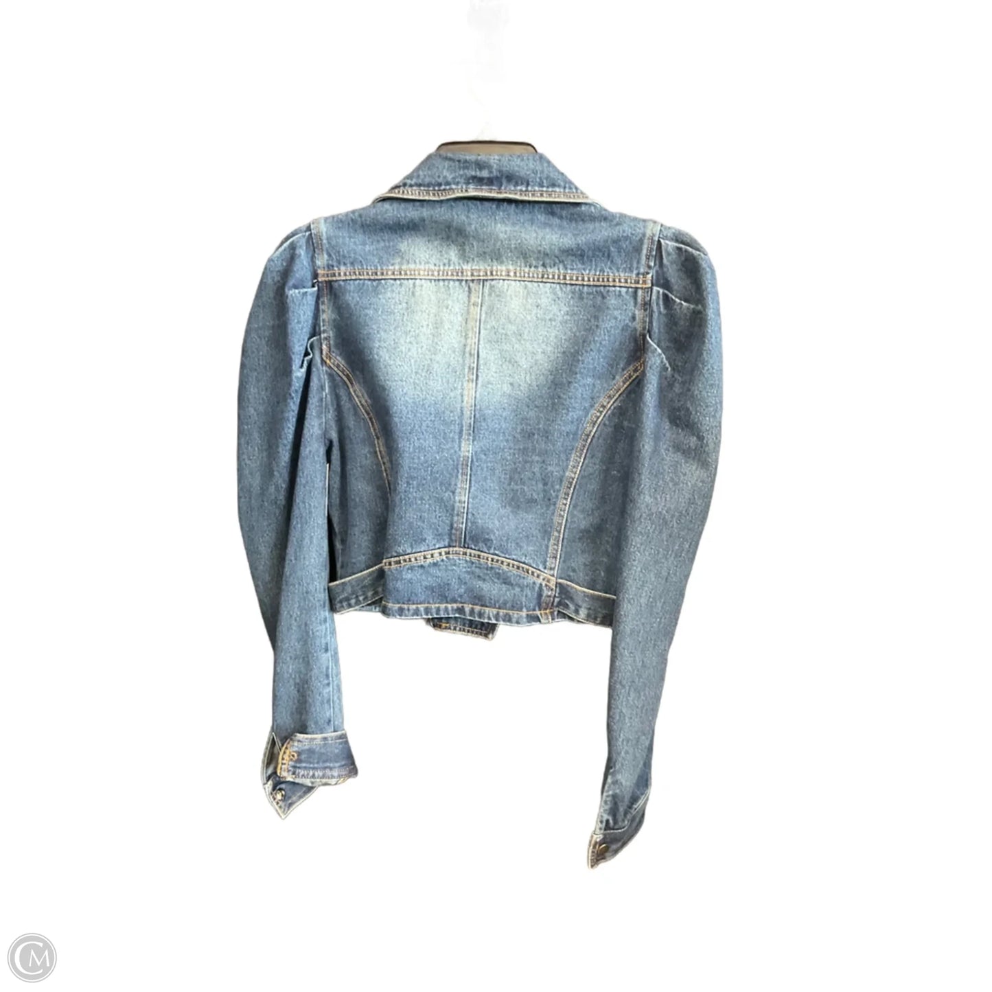 Jacket Denim By Fate In Blue Denim, Size: S