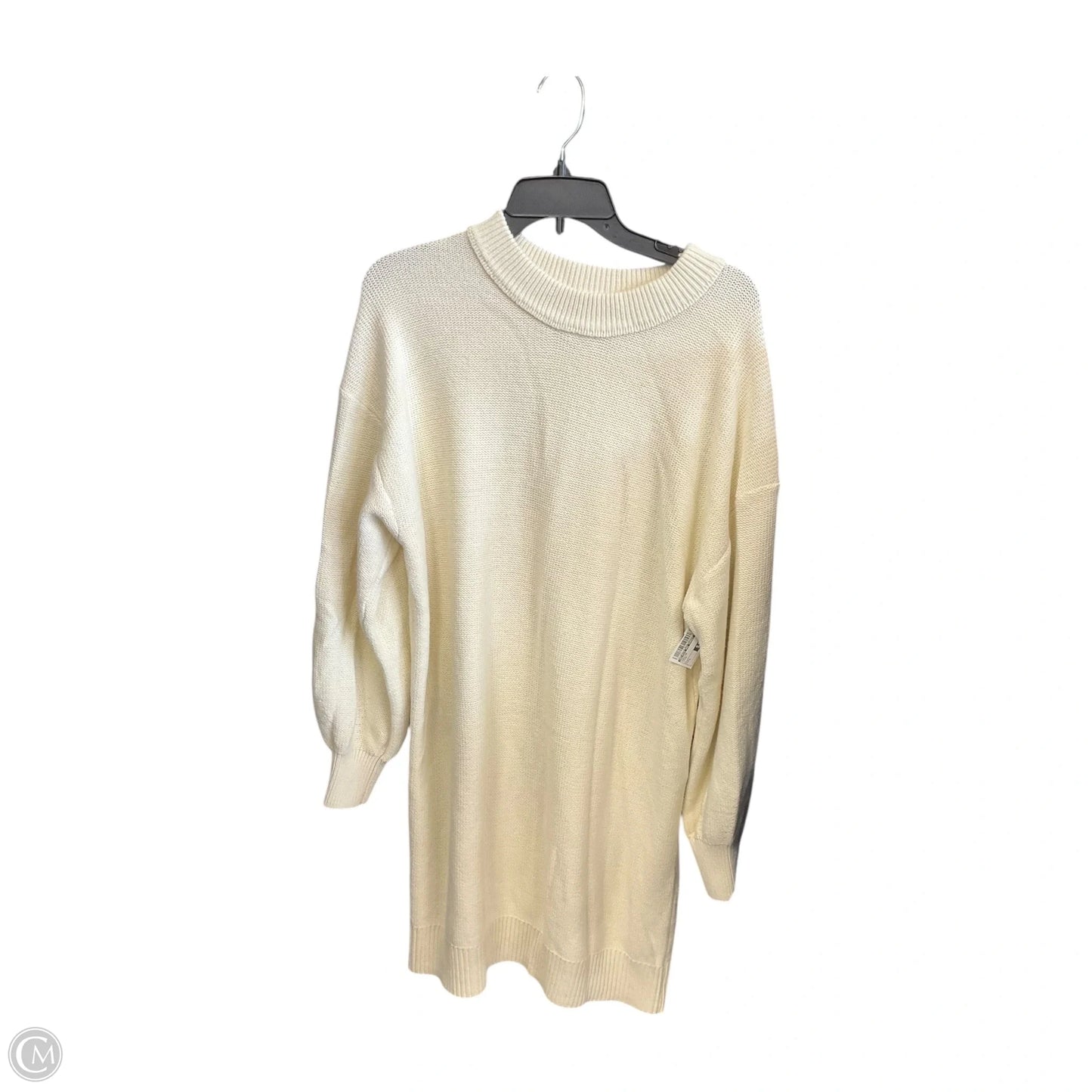 Sweater By Melrose And Market In Cream, Size: L