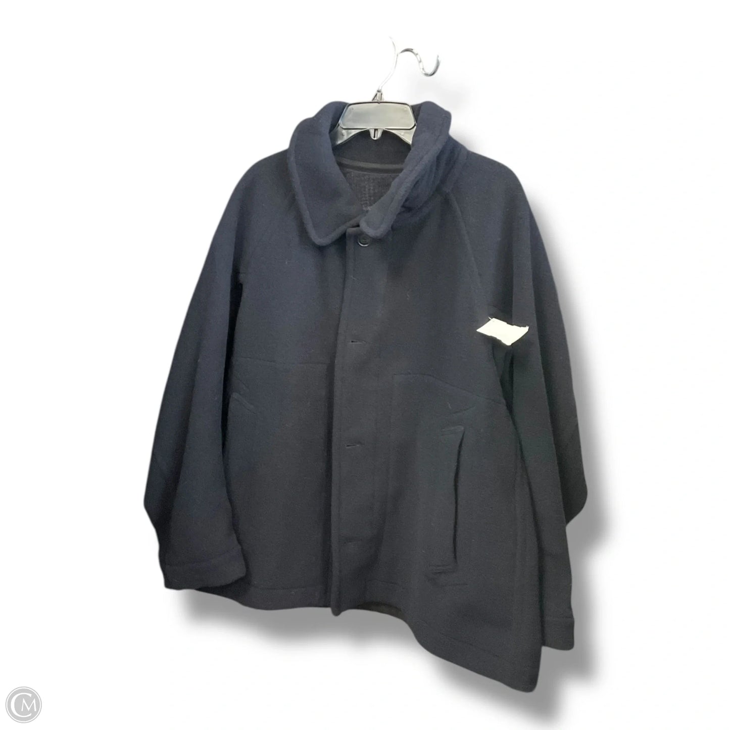 Jacket Windbreaker By Clothes Mentor In Black, Size: S