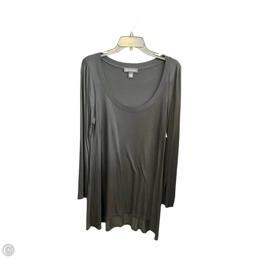 Top Long Sleeve Basic By Inc In Black, Size: L