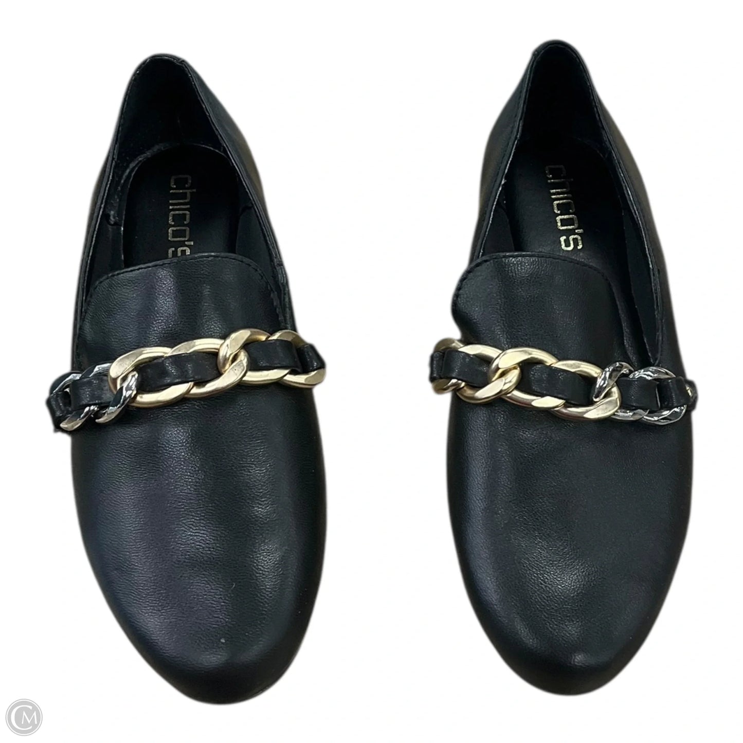 Shoes Flats By Chicos In Black, Size: 6